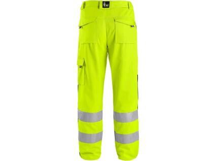 Kalhoty CXS NORWICH, výstražné, pánské, žluto-modré - Velikost: 46