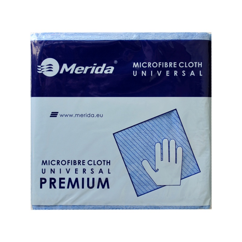 Utěrka z mikrovlákna Merida modrá nejvyšší řady Premium 38x38 cm