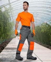 Kalhoty ARDON®2STRONG šedo-oranžová