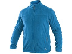 Mikina CXS GRANBY, pánská, fleece, azurově modrá