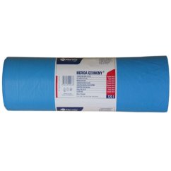 Pytle na odpad modré Merida HDPE 70x110cm 120l a 50 pytlů v roli