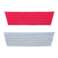 Mop z mikrovlákna na suchý zip červený na stírání podlah Merida economy 45x40x13