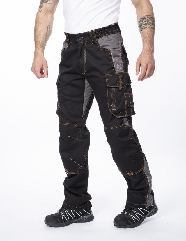 Montérkové černé kalhoty ARDON VISION - Barva: černá, Velikost: 46