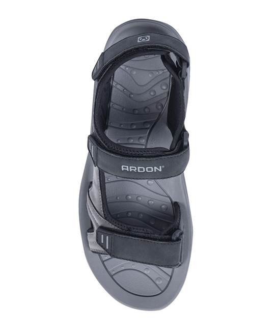 Volnočasový sandál ARDON®BROOK - černá - Barva: Šedá, Velikost: 41