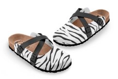 Pantofle FORcare 101066 barva bílá zebra