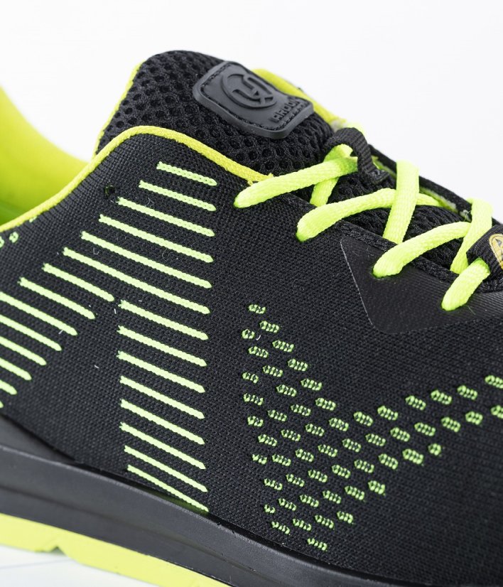 Bezpečnostní polobotka ARDON®FLYTEX S1P ESD - neon 35 - Barva: černá, Velikost: 42
