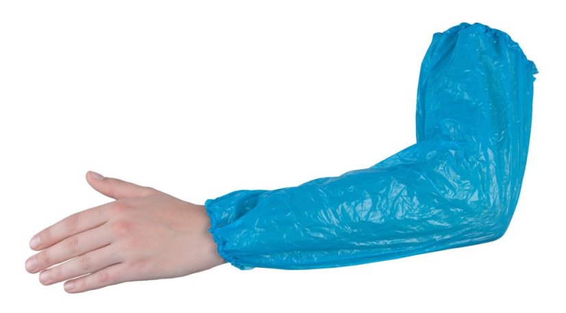 Jednorázový PE rukávník ARDON®SKIN (100 ks) bílý B - Barva: B, Velikost: modré odstíny, bílá