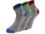 Ponožky CXS PACK, šedé, 3 páry - Velikost: 37-39