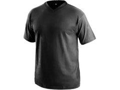 Tričko CXS DALTON, krátký rukáv, černá