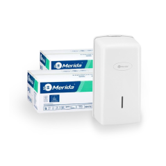 Merida Zásobník na skládaný toaletní papír za 1,- Kč + 2 bal. toaletního papíru POB403