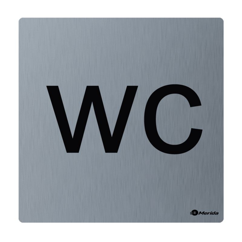 Piktogram z nerez oceli Merida Stella matný wc
