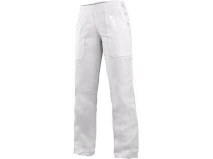 Kalhoty DARJA, pase do gumy, dámské, bílé - Velikost: 42