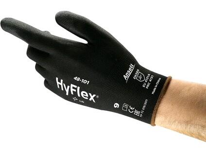 Rukavice ANSELL HYFLEX 48-101, máčené v polyuretanu - Velikost: 06