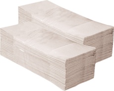 Skládané papírové ručníky 1.vrstvé Merida ekonomy, 5000ks, 23cm x 25cm certifikované