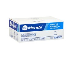 Papírové ručníky Merida maxi automatic, 2.vrstvé, 100% celulóza, do dávkovače, 6.rolí v balení