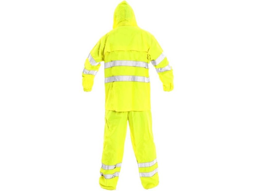 Souprava YORK, výstražný, pánský, žlutý - Velikost: XL