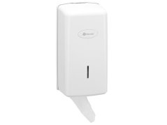 Merida Zásobník na skládaný toaletní papír MERIDA ONE kapacita až 450 listů, ABS plast, bílý