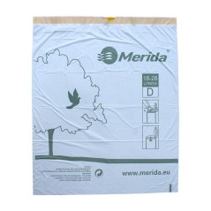 Sáčky na odpadky bílé zatahovací s vůní Merida Top 18-28l, 20.ks v balíčku