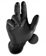 Jednorázové černé rukavice Ardon GRIPPAZ 246A