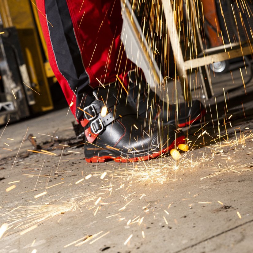 Bezpečnostní kotníková obuv ARDON®HOBART WELD S3 45 - Barva: černá, Velikost: 47