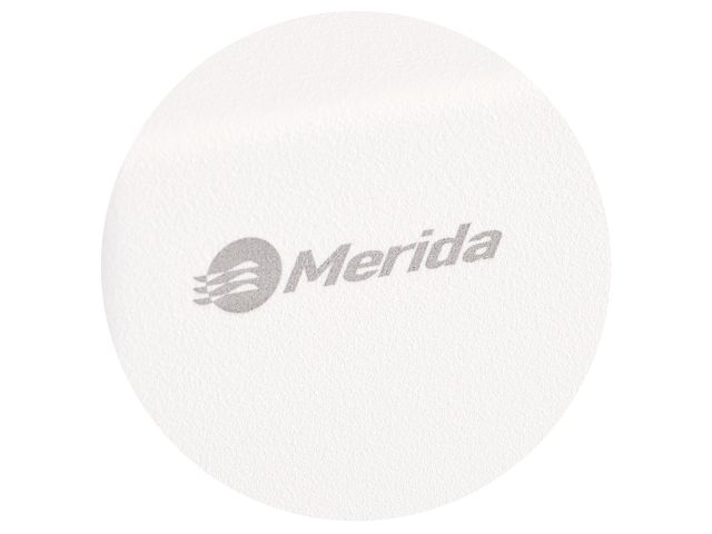 Zásobník na toaletní papír kovový nerez Merida Stella Mega na jumbo 28 cm bílý