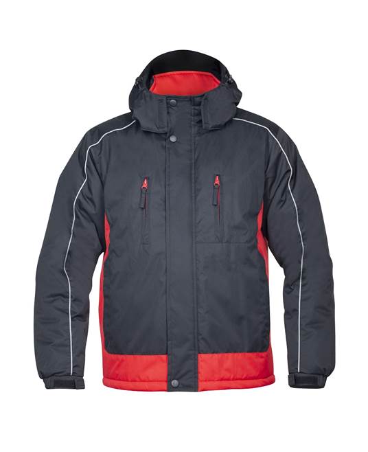 Zimní bunda ARDON®ARPAD černo-červená - Barva: Červená, Velikost: M