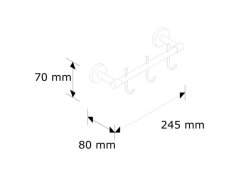 Merida Věšák L200 se 3 háčky