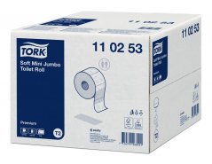 TORK 110253 – Mini Jumbo jemný toaletní papír T2, 2vr., 12 x 170m - Karton