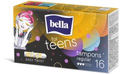 Menstruační tampony BELLA for Teens Regular 16 ks