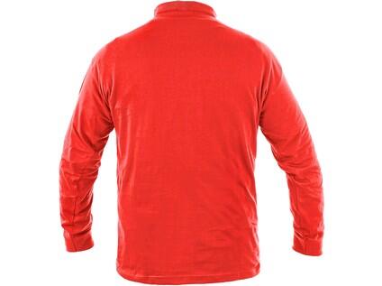 Tričko CXS PETR, dlouhý rukáv, červené - Velikost: S