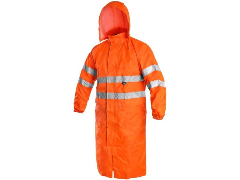 Plášť BATH, výstražný, oranžový - Velikost: S