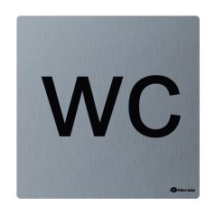 Piktogram z nerez oceli Merida Stella matný wc