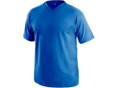 Tričko CXS DALTON, krátký rukáv, středně modrá