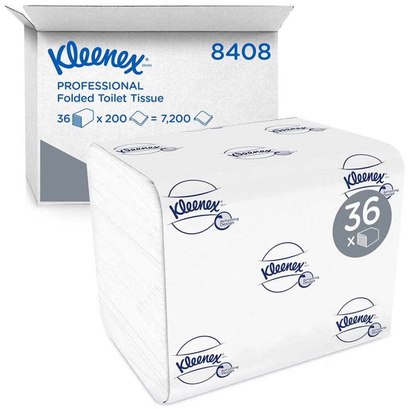 kleenex skladany toaletni papir kimberly clark 8408 premium