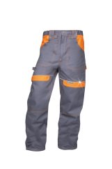 Kalhoty do pasu ARDON COOL TREND šedo oranžové