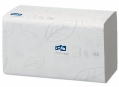 TORK 290190 – Singlefold Splachovatelné papírové ručníky H3, 2 vrst., 15 x 250 ks - Karton