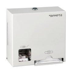 Zásobník na hygienické vložky a tampony Bemeta nerezový bílý