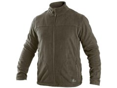 Mikina CXS GRANBY, pánská, fleece, khaki