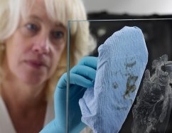 WYPALL L40 7425 třívrstvá modrá průmyslová role papíru