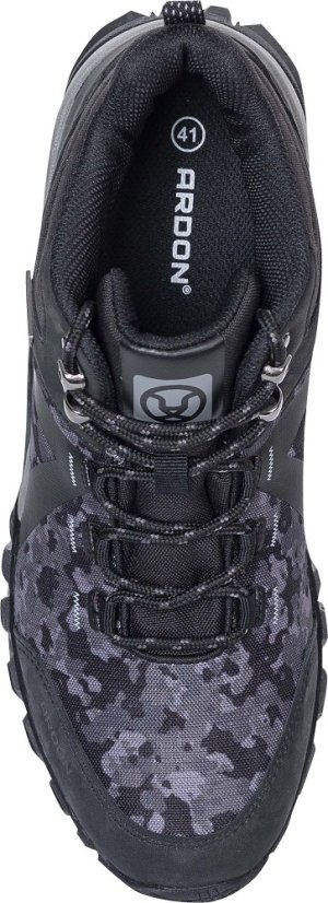 Outdoorová kotníková obuv ARDON®CREATRON®HIGH CAMO 37 - Barva: šedé odstíny, Velikost: 37