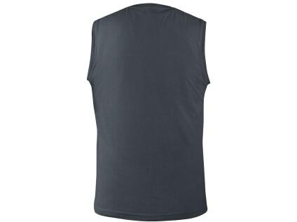 Tričko CXS RICHARD, bez rukávů (tílko), šedé - Velikost: S