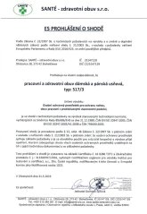 Santé N/517/32S/86/CP pánské modré pantofle