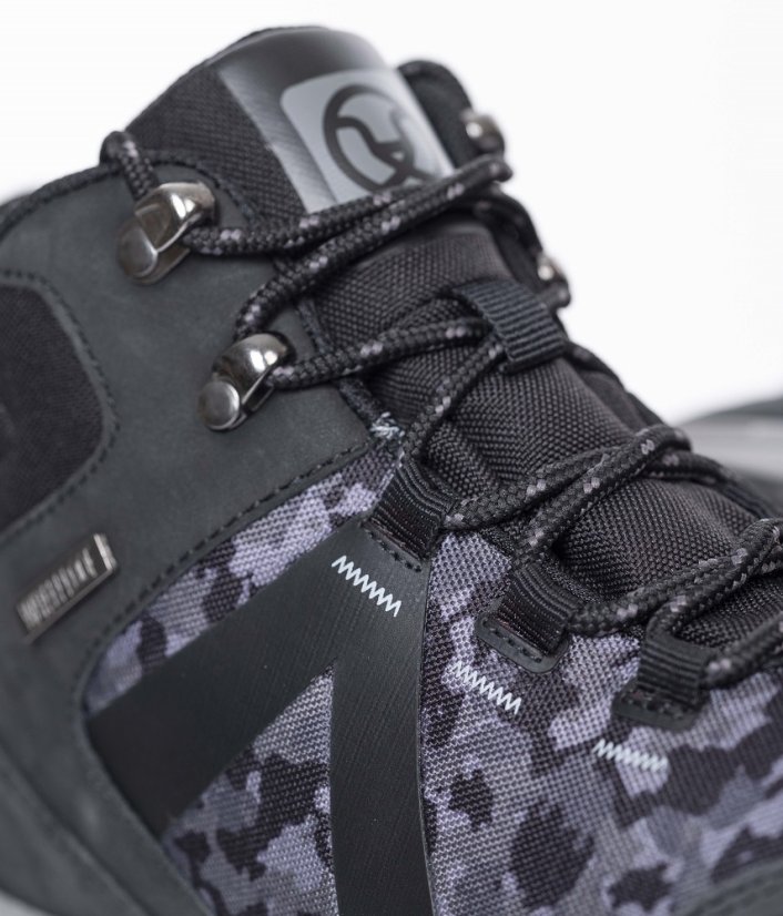 Outdoorová kotníková obuv ARDON®CREATRON®HIGH CAMO 37 - Barva: šedé odstíny, Velikost: 37