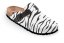 Zdravotní boty Forcare 102066 bílé s potiskem zebry - Velikost: 41