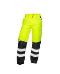 Reflexní zimní kalhoty ARDON®HOWARD žlutá
