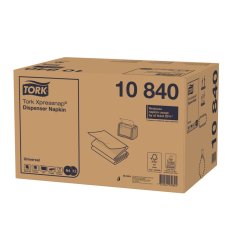 TORK 10840 – Bílý ubrousek do zásobníku Xpressnap® N4, 1vr., 8 x 1125 ks - Karton