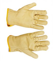 Celokožené rukavice PALLIDA žluté