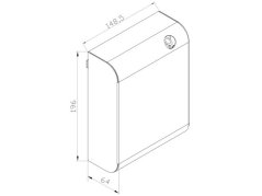 Merida Kryt na elektronický difuzér Merida Aroma, STELLA nerez mat