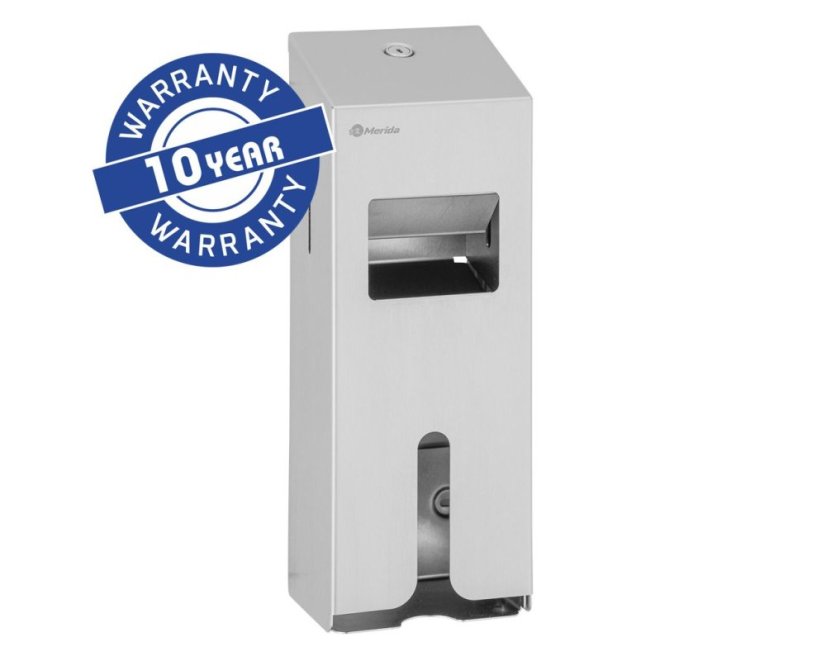 Zásobník na hygienické vložky a tampony Merida nerezový matný