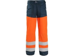 Kalhoty CXS HALIFAX, výstražné se síťovinou, pánské, oranžovo-modré